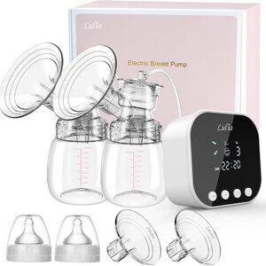 Lulia Double Electric Breast Pump Portable Breastfeeding Pump 4 Modes NEW Open